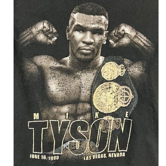 Mike Tyson T-Shirt Boxing Souvenir Fan Apparel June 16 1999 Las‎ Vegas Nevada S - Picture 2 of 9